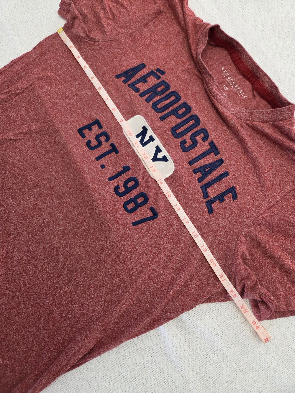 Aeropostale Red Graphic Tee - NY EST.1987 - Picture 3 of 4